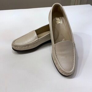 SAS Simplify Pearl Bone Women's Casual Slip On Shoes‎ US Size 6.5 M